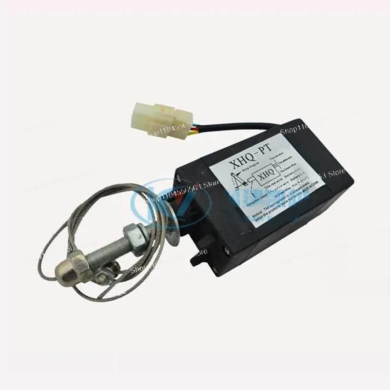 Normal Open DC12V Diesel Engine Stop Solenoid XHQ-PT, Flameout Magnetic Valve Power On Pull Type for Generator