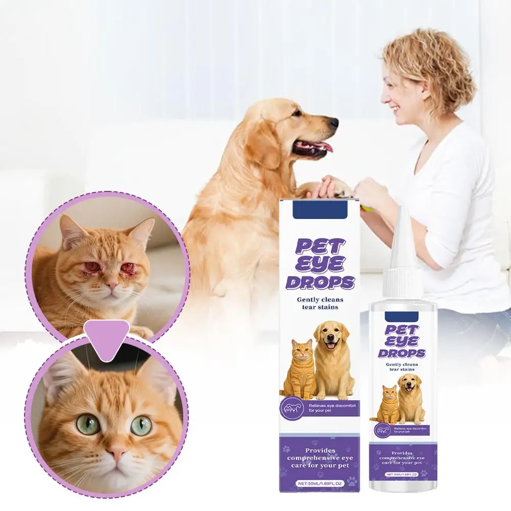 Pet Eye Drops Improve Pet Vision, Deeply Nourish And Enhance Eye Tissue, Muscles, And Mild Ingredients