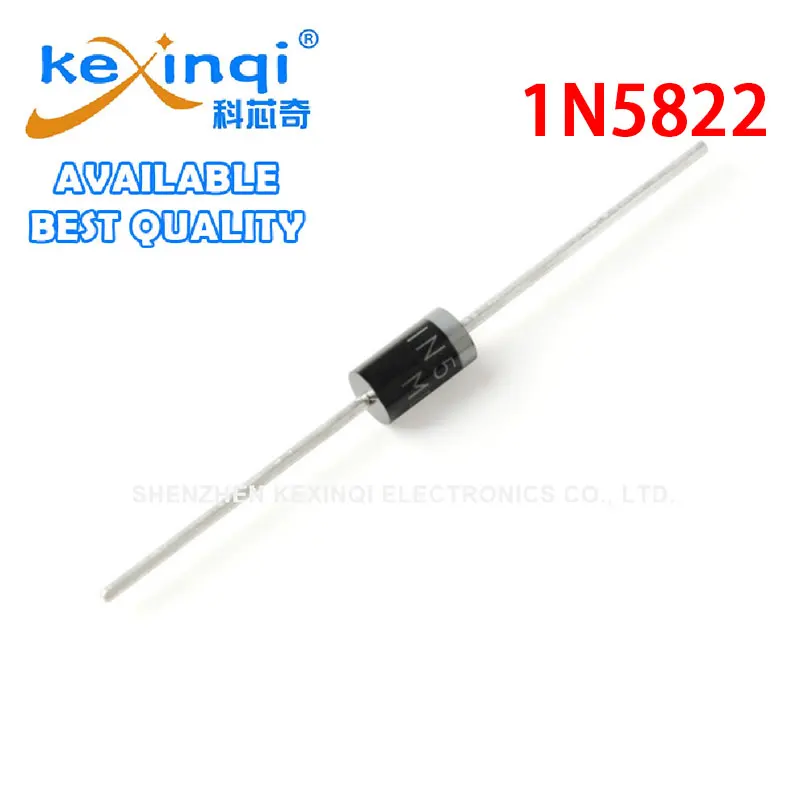 20Pcs DIP 1N5822 DO-201AD 40V/3A Schottky DiodeRectifier
