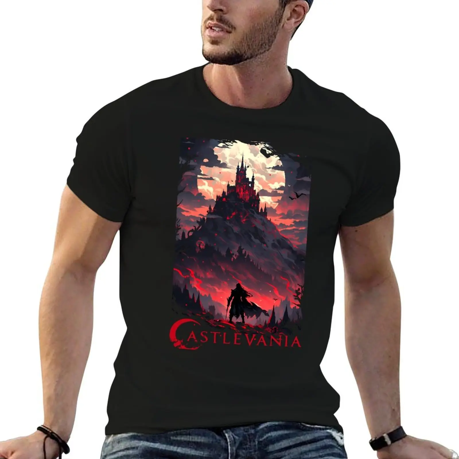

quality tshirt t cotton 100% high for t T-Shirt cotton soft cotton shirts Design man shirts Castlevania