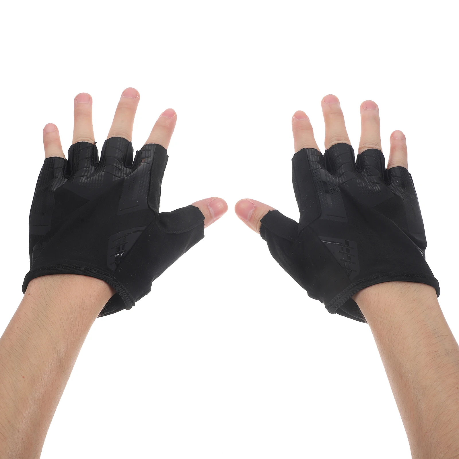 

Riding Gloves Half Finger Men Sports Anti Skid for Training Bicycle Riding Outdoor Activities Durable Elastic Cuff Design