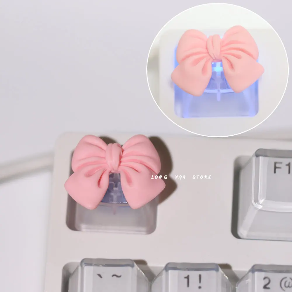 Anime Cartoon durchscheinende rosa lila Bogen niedlich esc Keycap Mädchen Geschenk für Kirsche mx Schalter Spiel Hintergrund beleuchtung mechanische