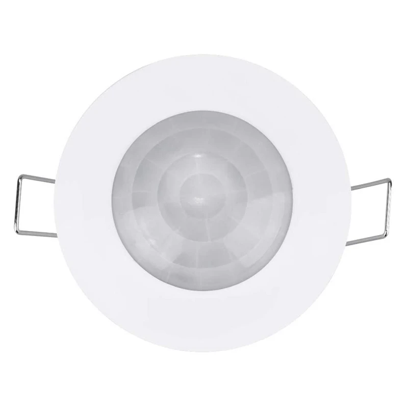 110V-220V 360° Infrared Recessed PIR Ceiling Motion Sensor Detector Light Switch, Motion Light Sensor