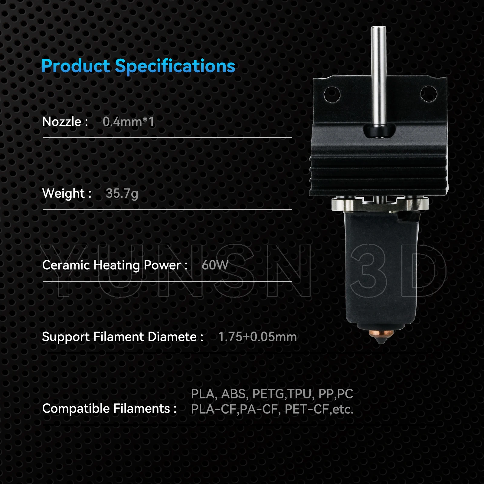 New Upgraded K1C Hot End Kit for Creality K1，K1 Max 3d Printer