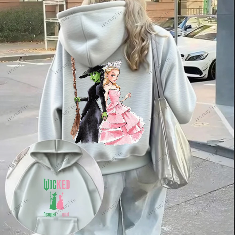 الشريرة المطبوعة هوديي المرأة للجنسين البلوز الشارع أزياء طويلة الأكمام الرياضية الإبداع نمط نمط الملابس