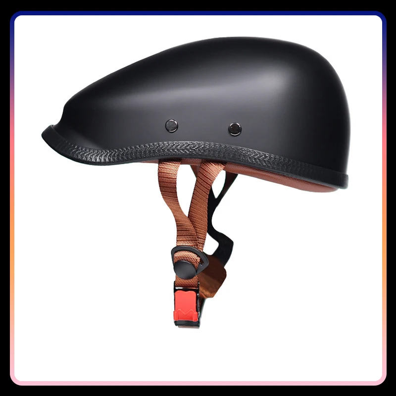 

Lightweight Retro Beret Hat Helmets for Motorcycle DOT Approved Men Women Vintage Low Profile Half Face Helmet Moped Half Helm