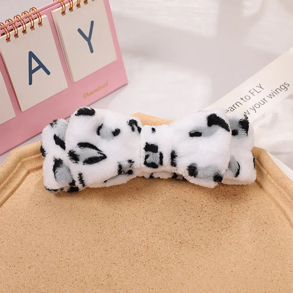 

3Pcs Elastic Bowknot Hair Band Headband for Shower Face Washing Makeup Comfortable Stretch Hair Band Headband Heaband