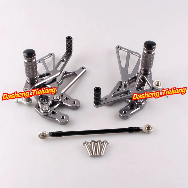 Motorcycle Adjustable Shift Brake Rearset Footpegs Foot Rest Peg For Suzuki GSXR1000 GSXR750 2007 2008 For GSXR 1000 750 K7