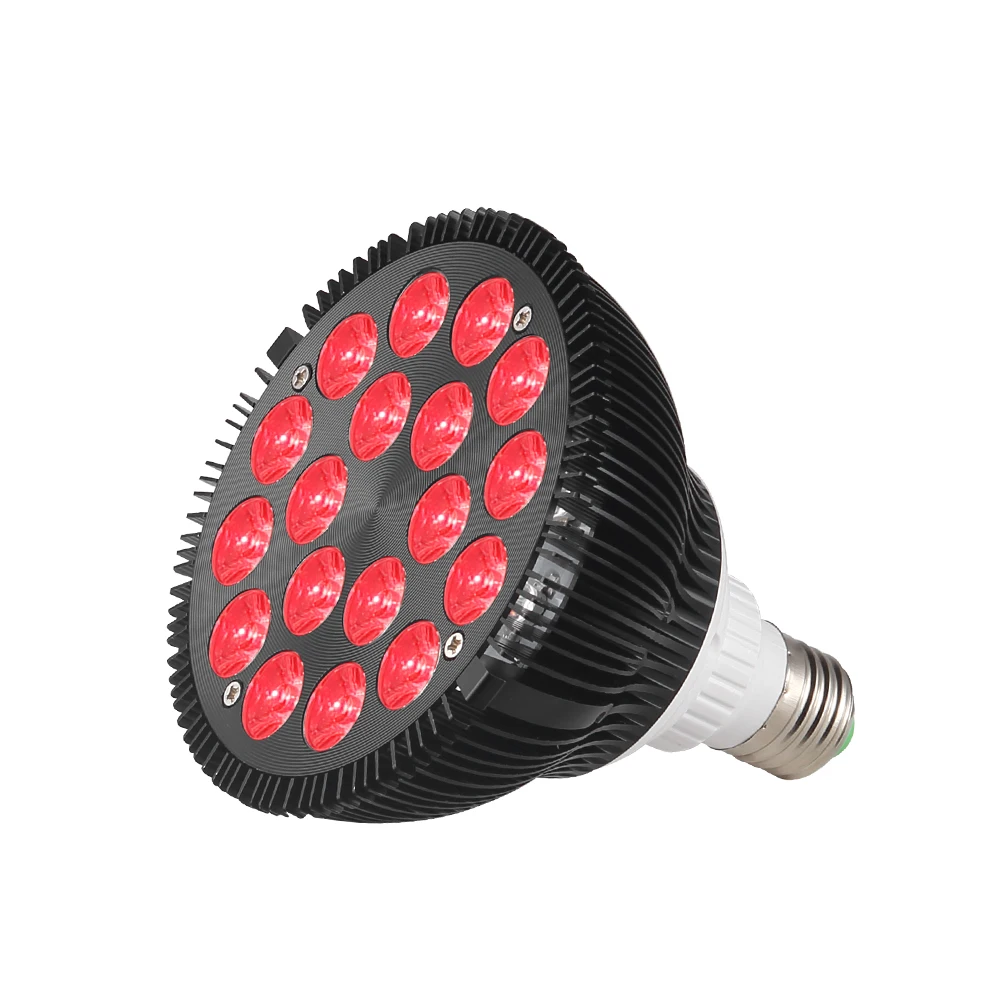 Deep Red 660nm 54W LED Grow Light Bulb for Indoor Plants Flowering Blooming stage