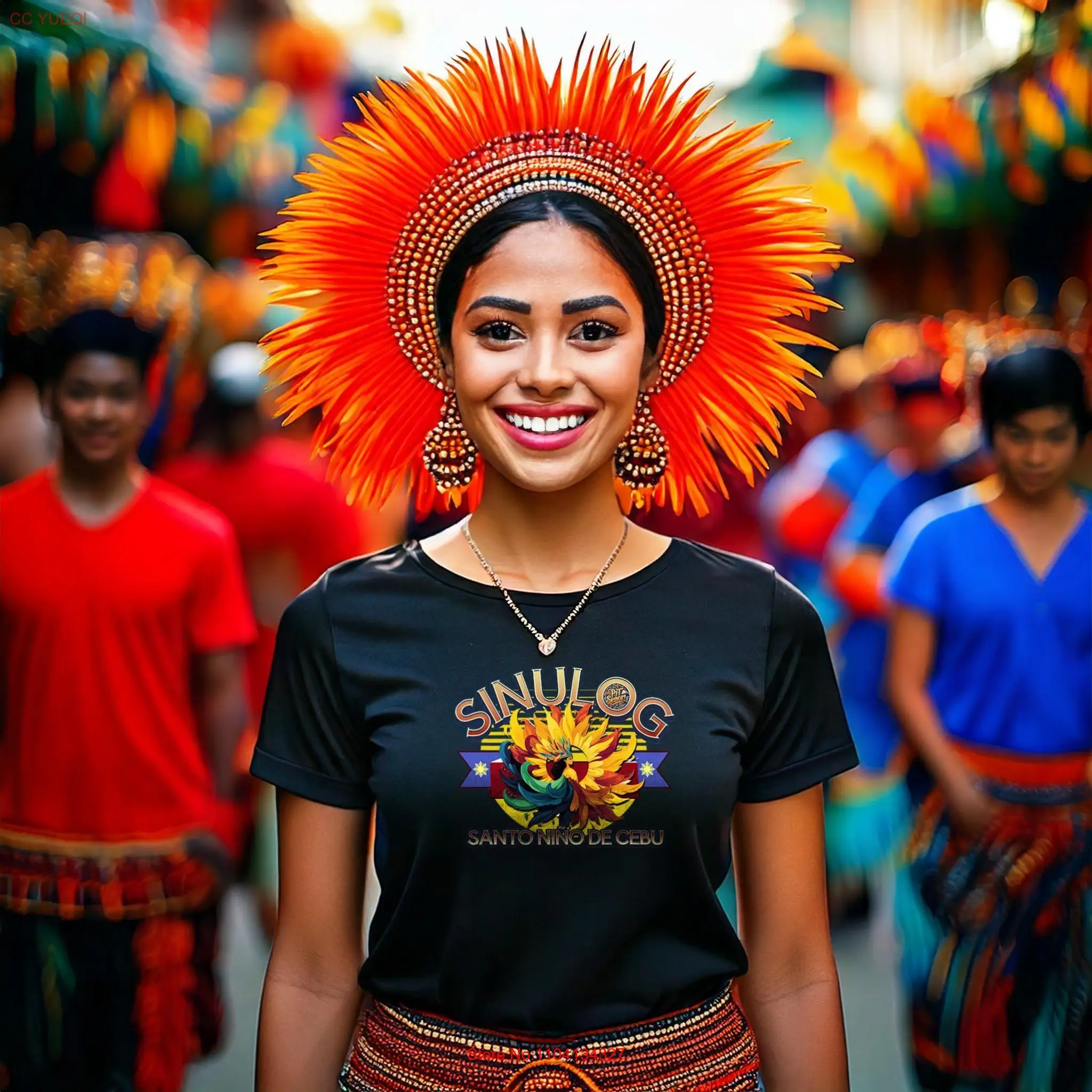 

Фестиваль Sinulog Футболка Dance Faith Color в Xo Styles Окрашенная одежда с длинными или короткими рукавами