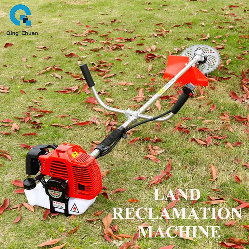 Backpack Type Weeding Rotary Tiller Four Stroke Gasoline Hoe Soil Loosening Machine Lightweight Portable Small Weeding Machine