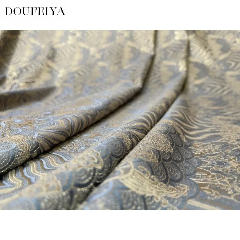 

European Jacquard Sea Precision High-quality Custom Blackout Curtains For Living Dining Room Bedroom Luxury Grace Window