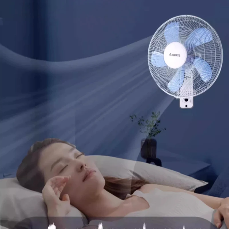 

18-дюймовый настенный вентилятор с дистанционным управлением, 3 режима скорости, осциллирующий вентилятор с регулируемым воздушным охлаждением, идеально подходит для дома, спальни