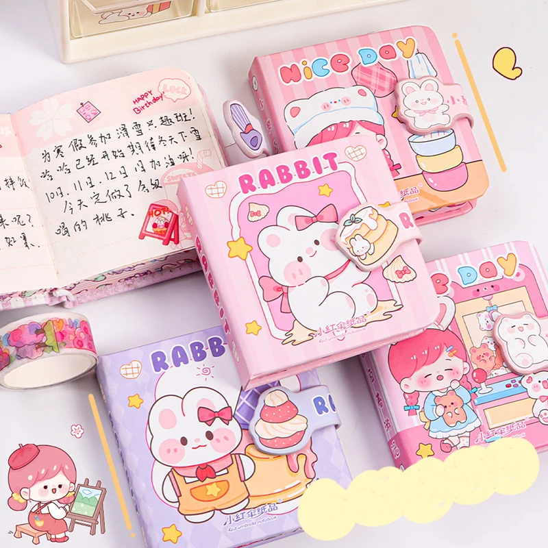 Imagem -04 - Kawaii Mini Cute Pocketbook Planejador Diário Diário Notepad Orçamento Agenda Organizer Papelaria Coreano Material de Escritório