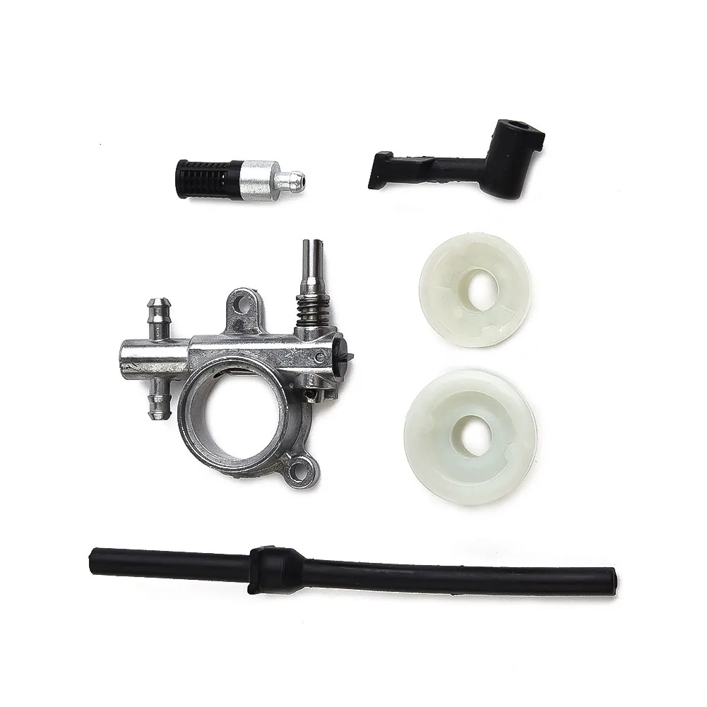 Oil Pump Pipe Hose and Endless Screw Set for 25CC 2500 Chainsaw Units Supporting Routine Service and Lubrication System Checks