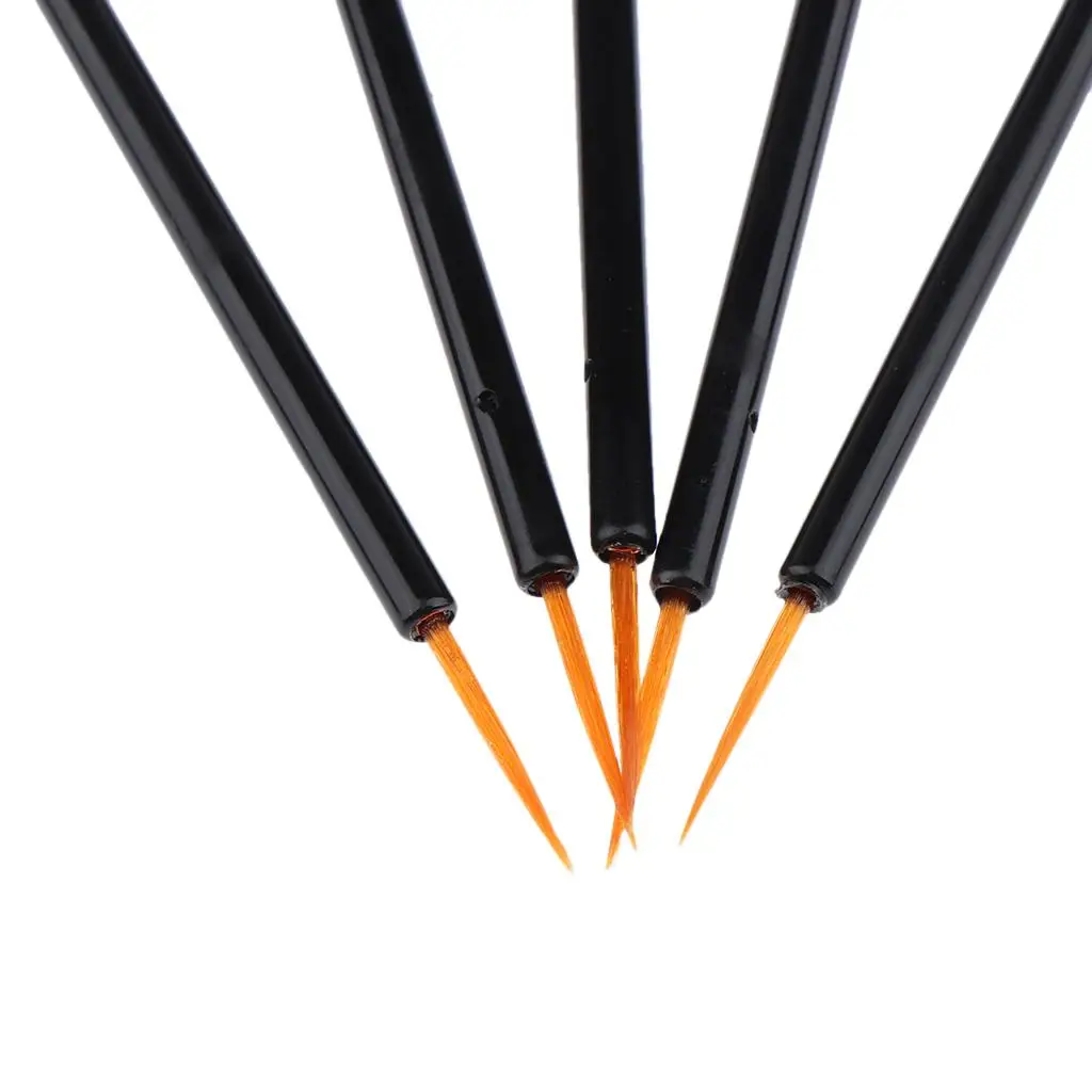 Tubo de delineador de ojos líquido vacío, botella cosmética recargable de aluminio de 5ml con cepillo fino para maquillaje de ojos y uso en salón