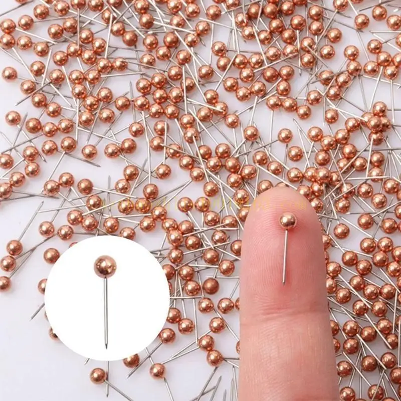 62ka ball-shape pushpin map pin สำหรับ bulletin board ผนังรูปภาพ, pin เย็บผ้า
