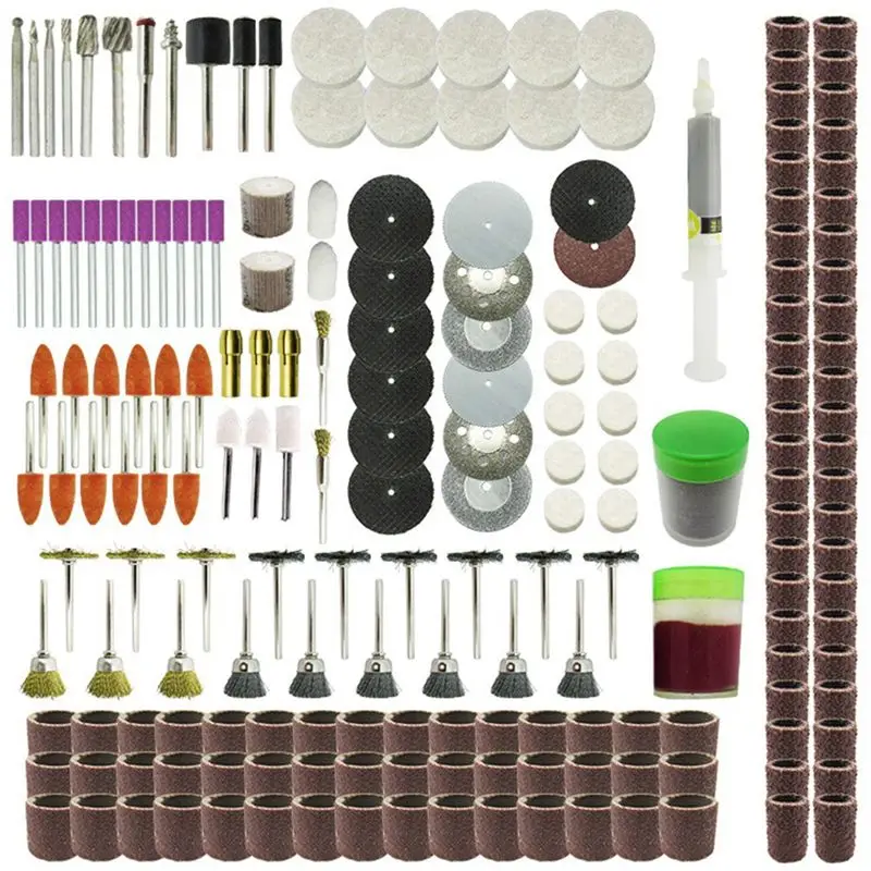 bofo-217個の電動研磨アクセサリーバッグ-電動研磨アクセサリーは切断、研磨、錆び除去が可能