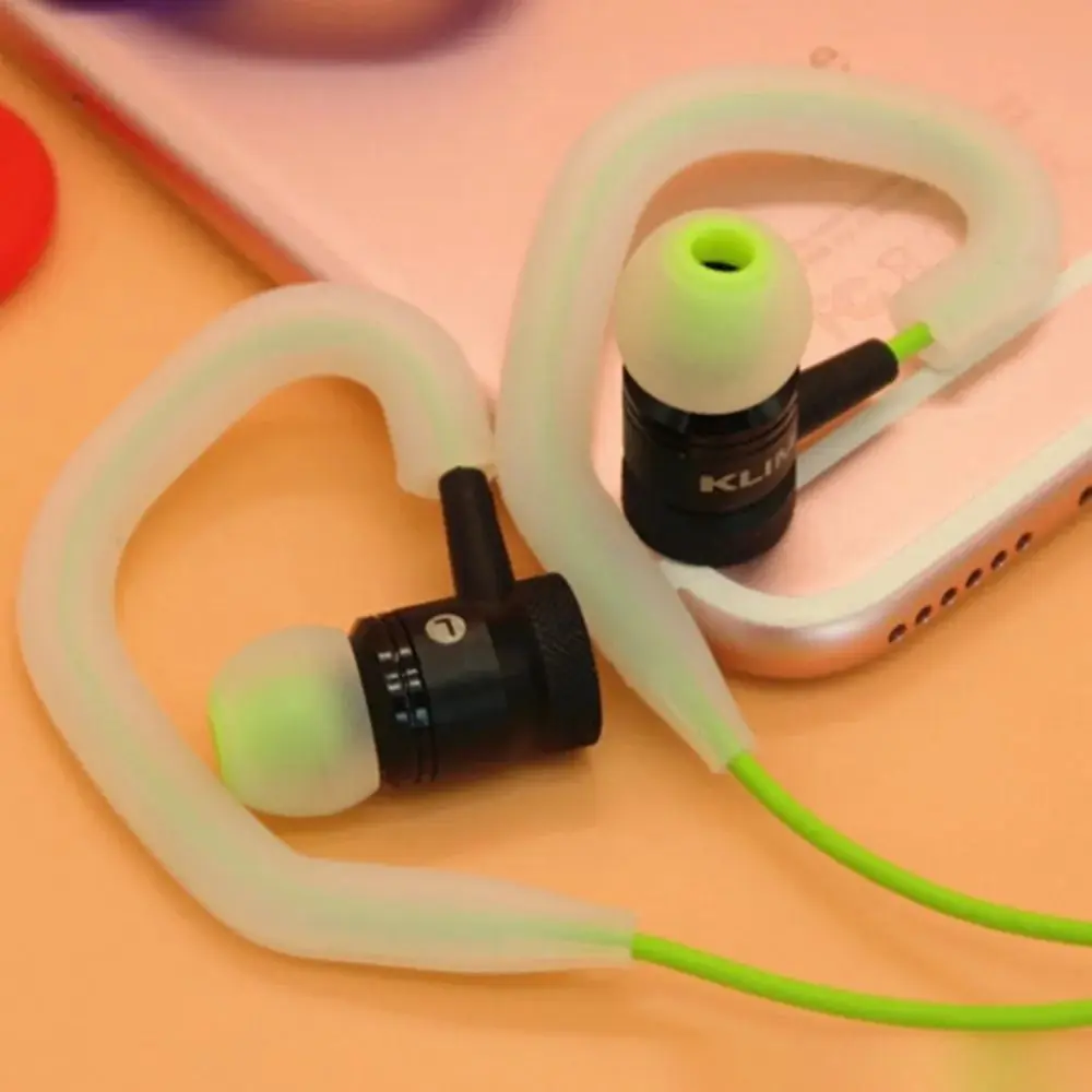 Earbuds Headset Accessories Soft Ear Hook Universal Wired Earphone Accessories Headset Hanger Waterproof Silicone Ear Protector