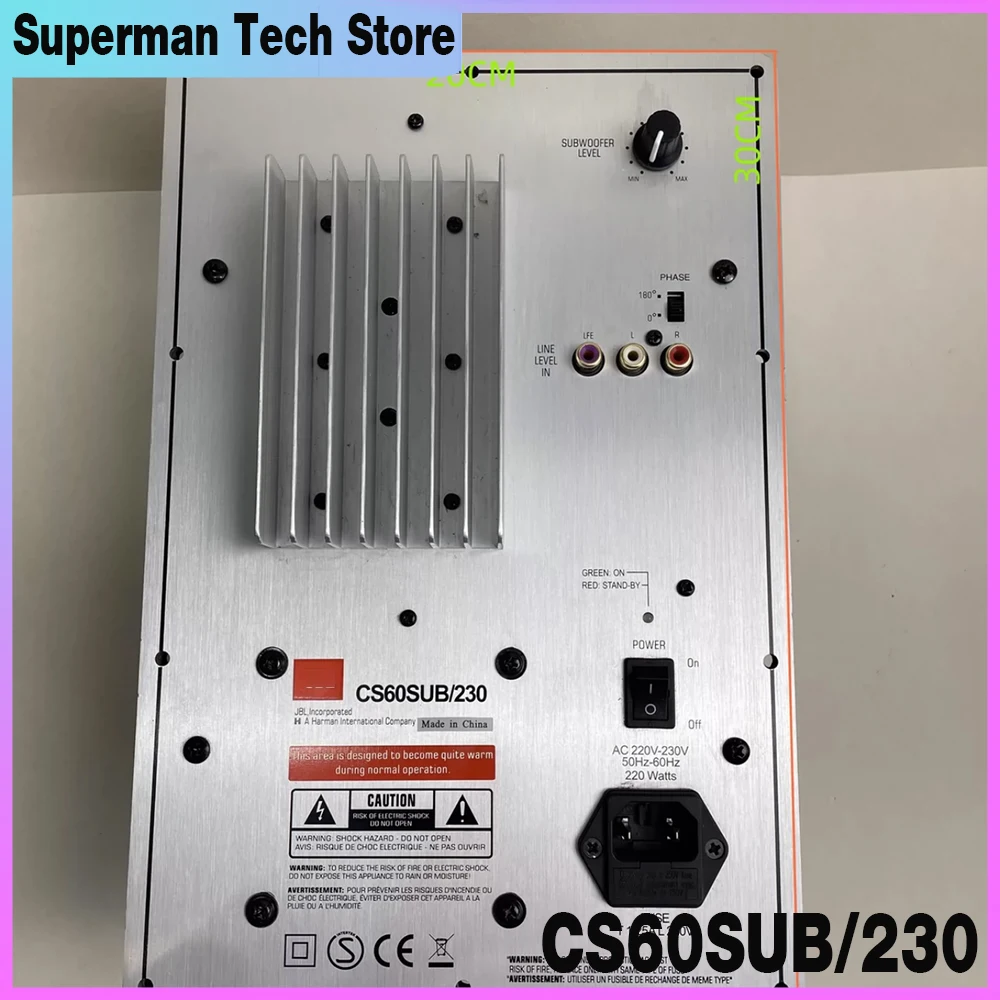 CS60SUB/230 For JBL CS60SUB High-power 250W bass amplifier board Family subwoofer 220V gun board