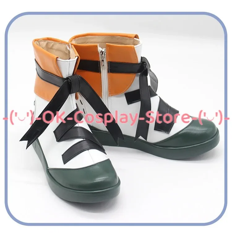 Sirfetch'd Cosplay Shoes PU Leather Shoes Halloween Carnival Boots Anime Lauchzelot Cosplay Props Custom Made