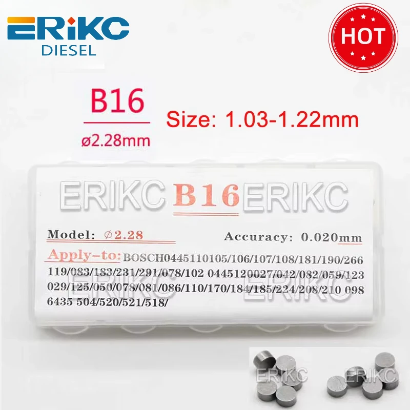 

B16 Diesel Fuel Injector Washer Sealing Steel Ring B16 1.03-1.22MM Diesel Injector Adjusting Shims for Sprayer Gaskets