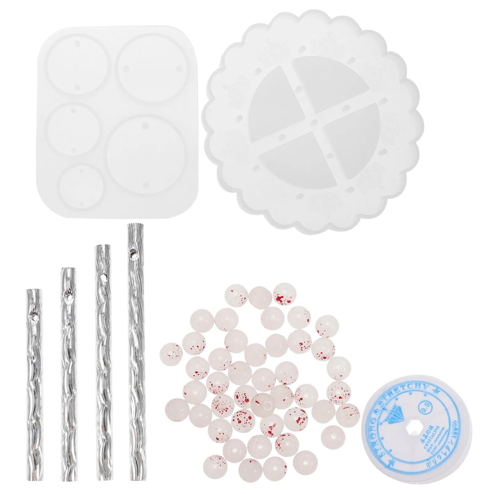 

Набор для изготовления ветряных колокольчиков: силиконовая форма, эпоксидная смола, для подвесного декора, набор для творчества из кристаллов, форма для ветряного колокольчика в виде стрекозы