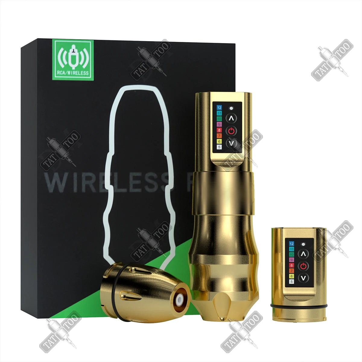 DM EXO Wireless Tattoo Machine 4.0 Stroke 2400mAh Battery Large Capacity Lithium Battery Strong Coreless Motor For Tattoo Artist image 3