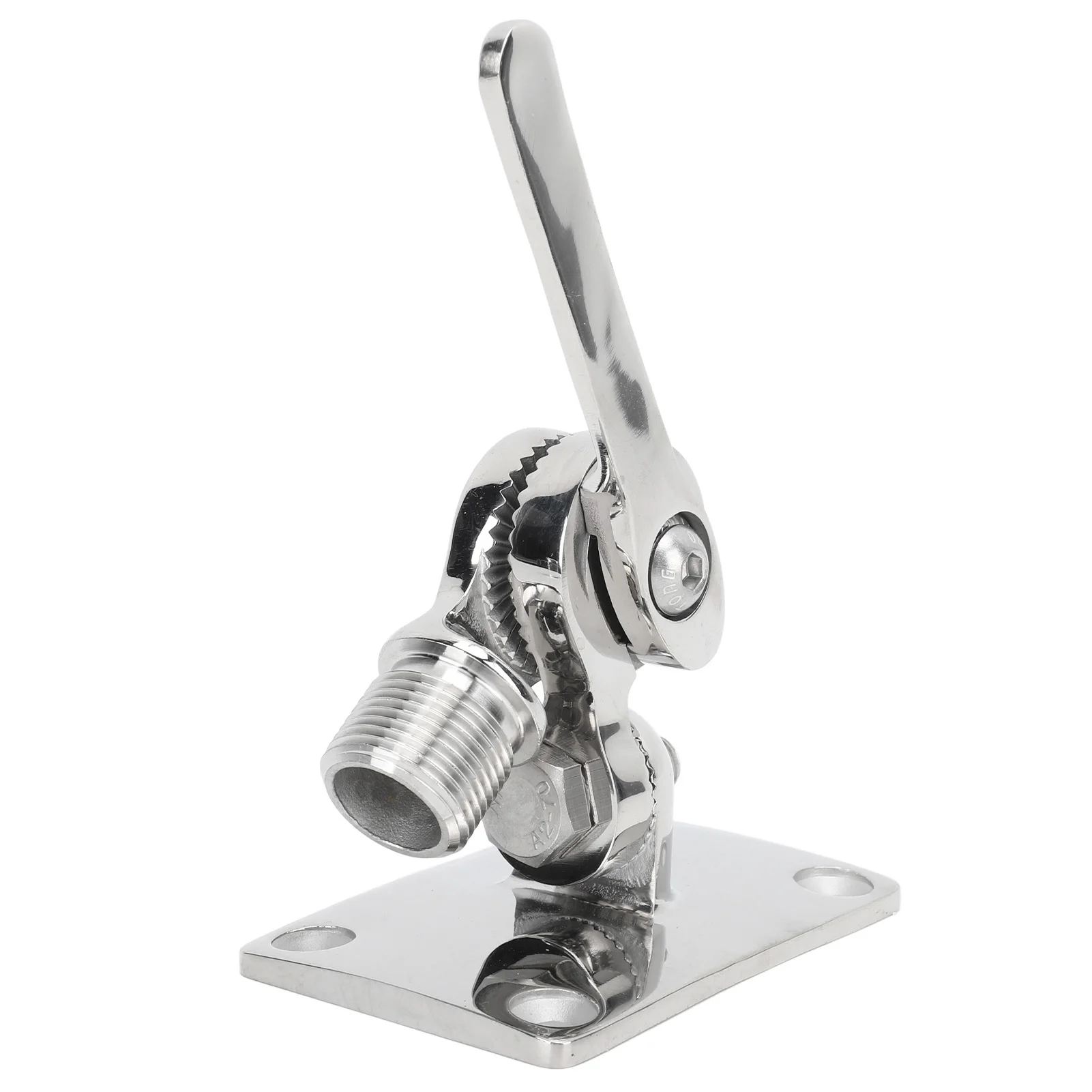 

Marine Grade VHF Antenna Base Mount 93 X 64mm Stainless Steel Adjustable Mount Base Bracket