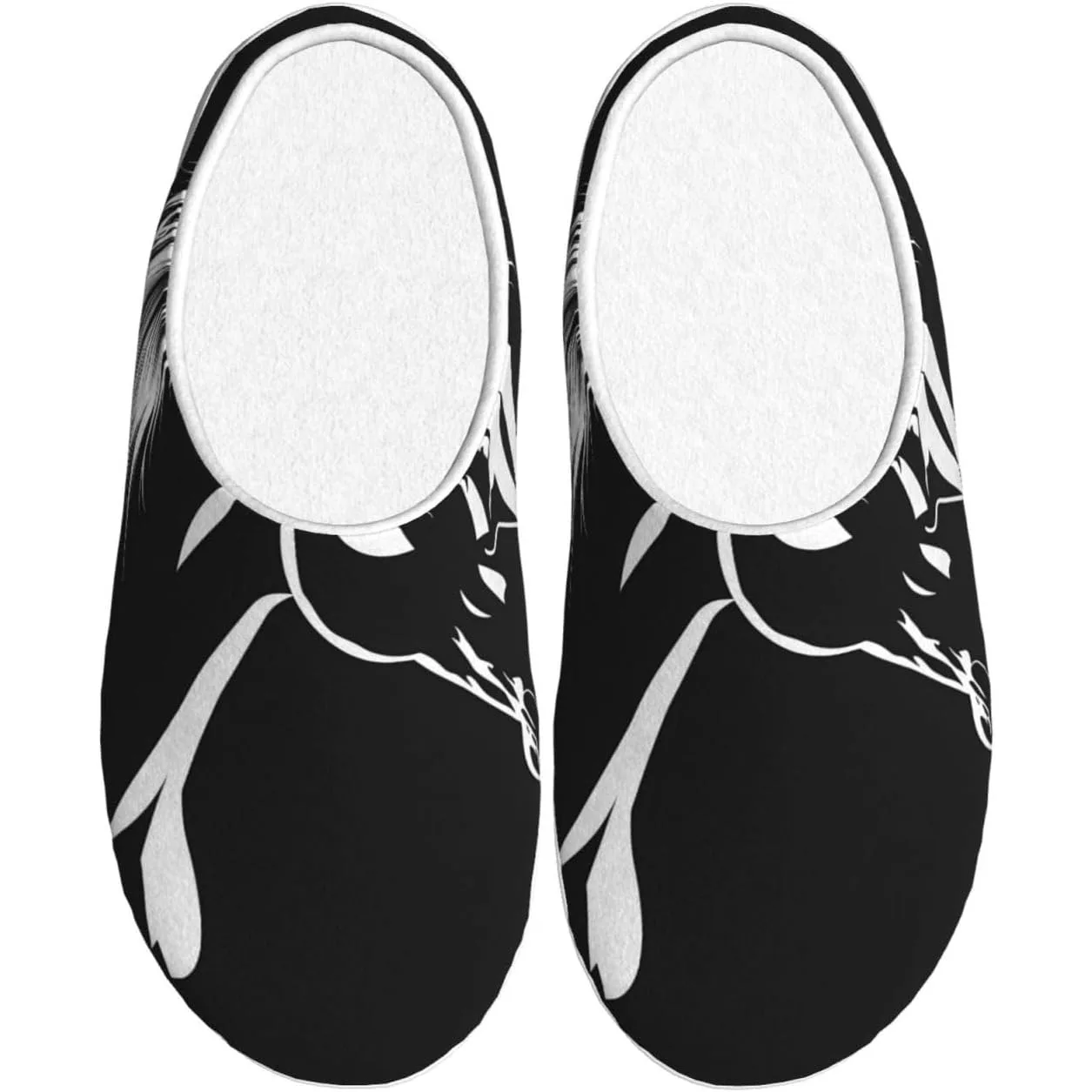 

Horse Women’s Cozy Slippers Soft Cotton Indoor & Outdoor House Slippers With Anti-Slip Sole