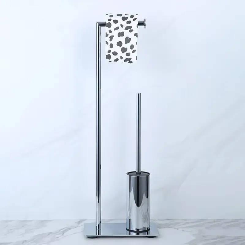 Modern Brushed Stainless Steel Tissue Holder Eco Friendly Independent Sanitary Paper Dispenser for Hotel Hospital Bathroom