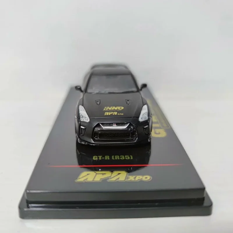 INNO 1/64 GT-R R35 APAxpo Odlewane Modele Samochodów z Stopu Metalu, Kolekcja Zabawek Samochodowych, Prezent na Boże Narodzenie dla Chłopca