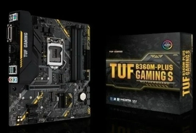 

NEW BOX FOR Asus TUF B360M-PLUS GAMING S supports 8th 9th generation CPU DDR4