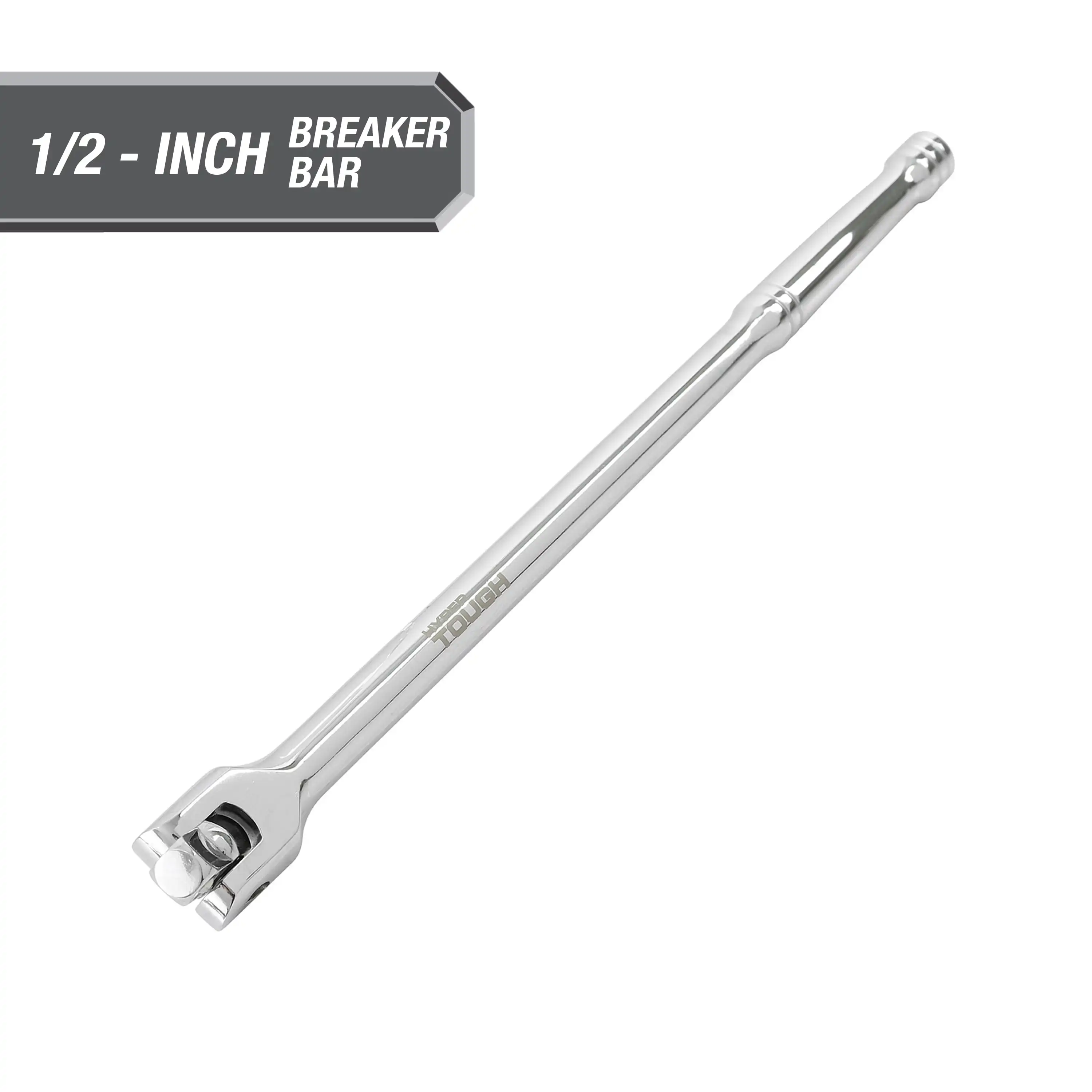 

15-Inch 1/2-Inch Rust Resistant Breaker Bar with Rotating Head
