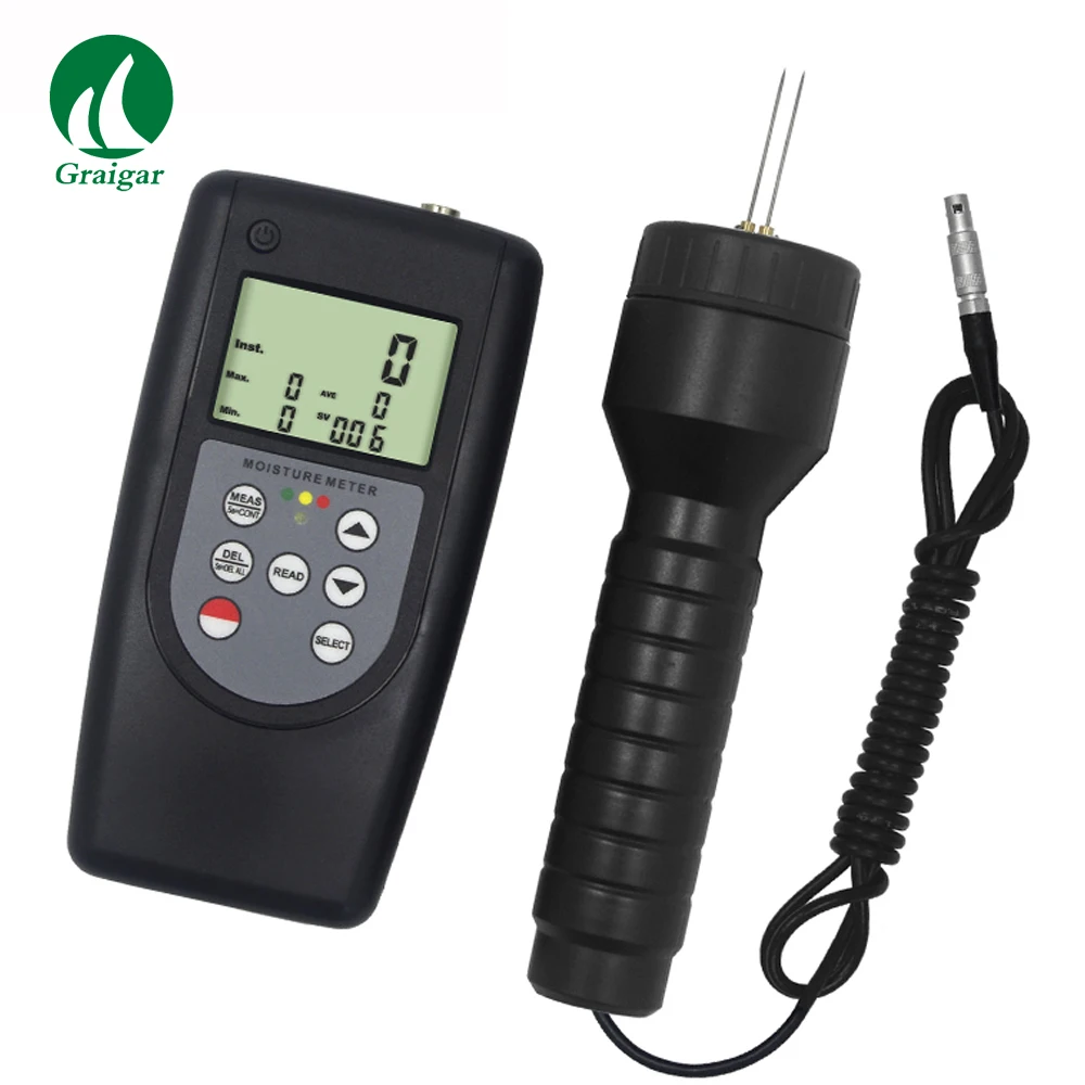 MC-7828CIG Multi Functional Cigarette Moisture Meter Pin Type Moisture Tester Range 0~80%