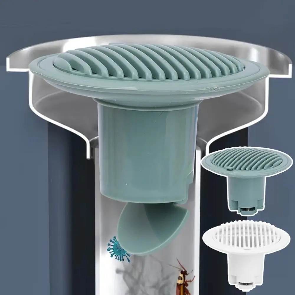 New PVC Floor Drain Core Anti-odor Insect-proof Sink Filter Anti-clogging Siphon Bathroom Drain Plug