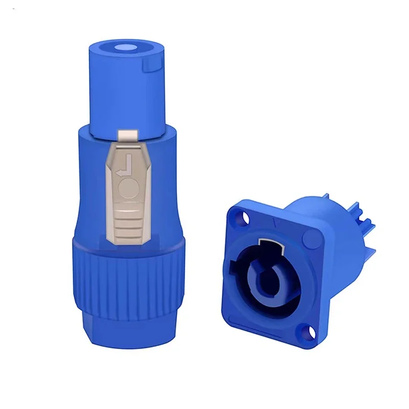 10PCS Powercon Connector 3 Pins 20A 250V NAC3FCA NAC3FCB Male Plug for Electric Drill LED Screen Stage Lighting Power Connecting