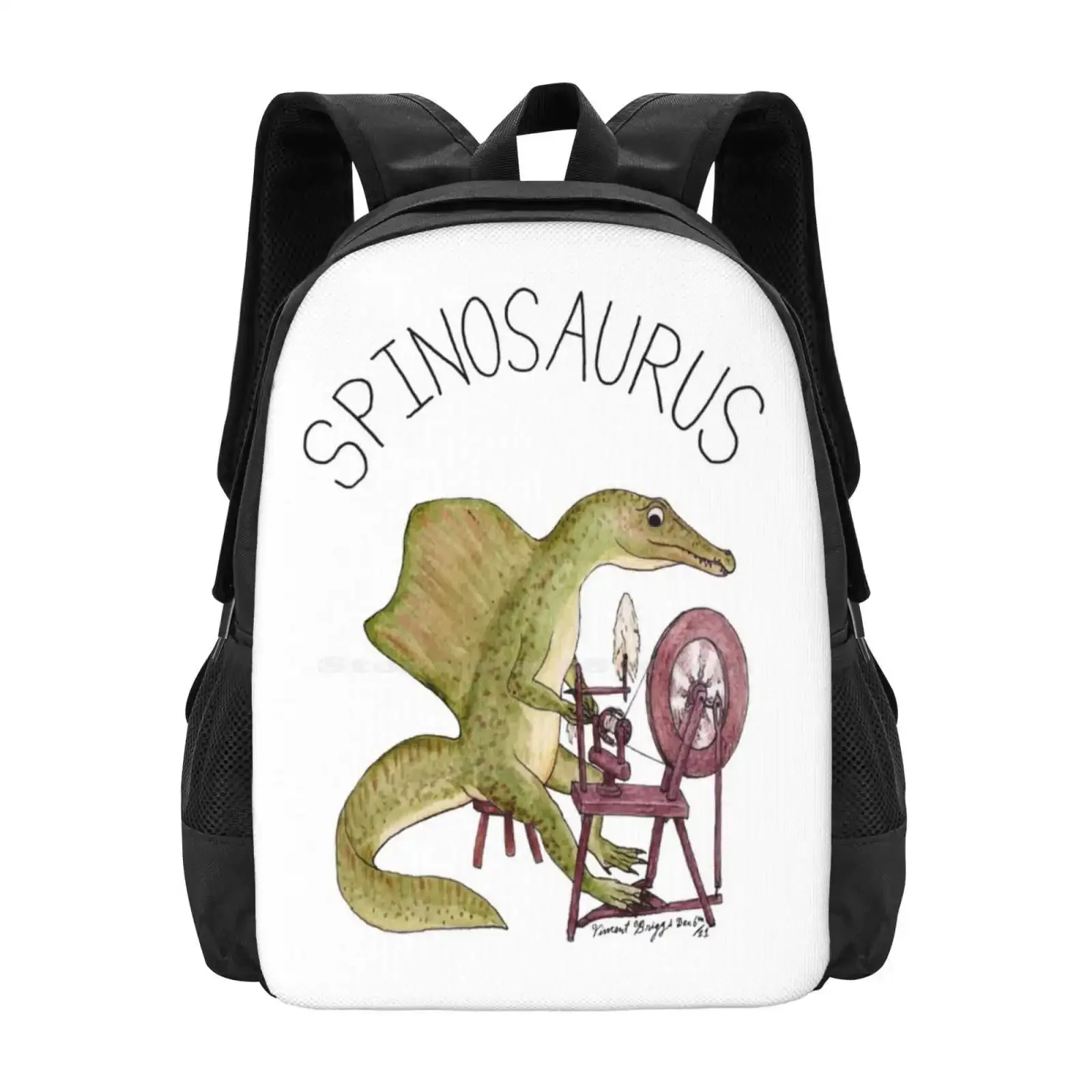 

Spinosaurus With Spinning Wheel Hot Sale Schoolbag Backpack Fashion Bags Spinning Textiles Spinosaurus Dinosaur Fibre Arts Yarn