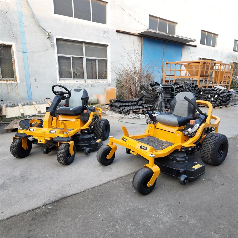Versatile Lawn Care Zero Turn Mower 55 Inch 3-Blade High Efficiency Landscaping Use Mower