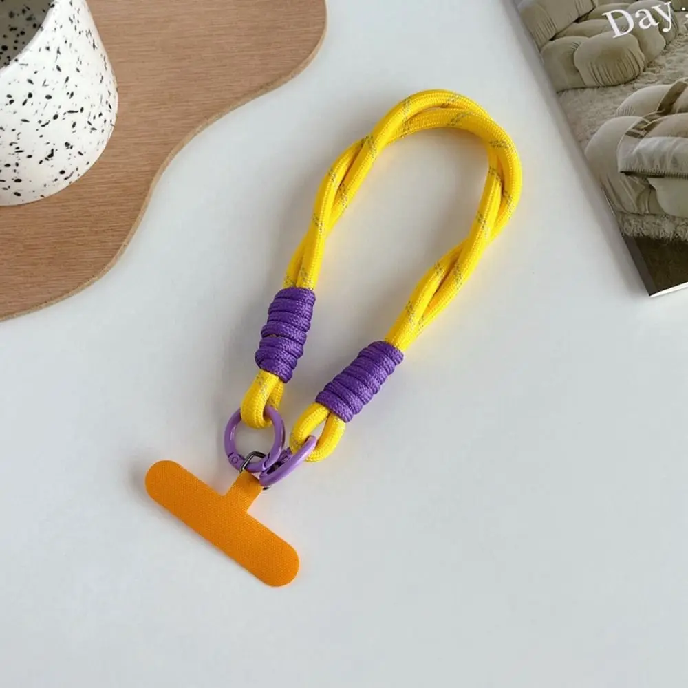 Lanière Anti-perte, chaîne à main, sangles de poignet pour téléphone, corde suspendue, couleurs acidulées, chaîne de téléphone portable