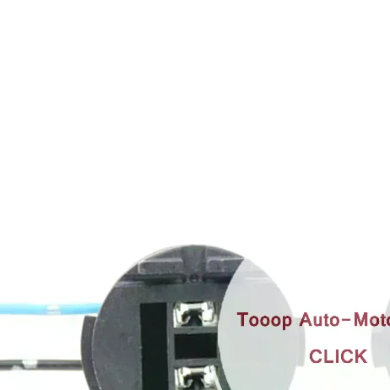 1Pcs Car Bulb Socket Lamp Holder H7 Car Light Bulb Socket Copper Wire Double Hole Plug Triangle Circle