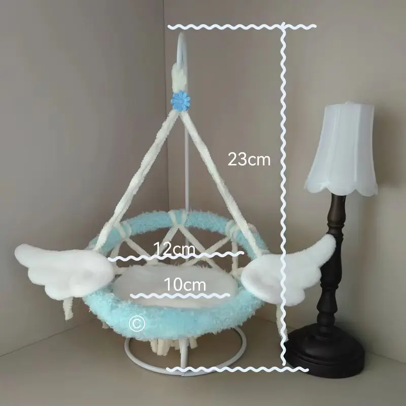 Keine Puppe Diy Bjd Puppe Schaukel Stuhl Baumwolle Hängenden Korb 10 cm Puppe Zubehör Handgemachte Schaukel Bett Spielzeug Für Puppe sammelder Und Hobbie