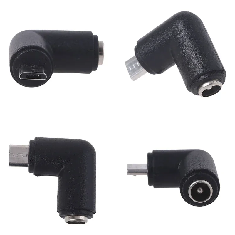 USB Type / Micro USB Male to 5.5x2.1mm Female Connector Barrel Power Adapter for Phone Tablet MP3 MP4