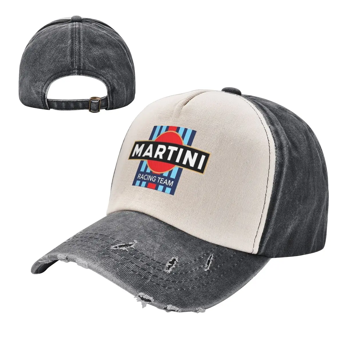 Martini Racing Team Baseball Caps Cotton Outdoor Adjustable Casual Hat Sunscreen Hat