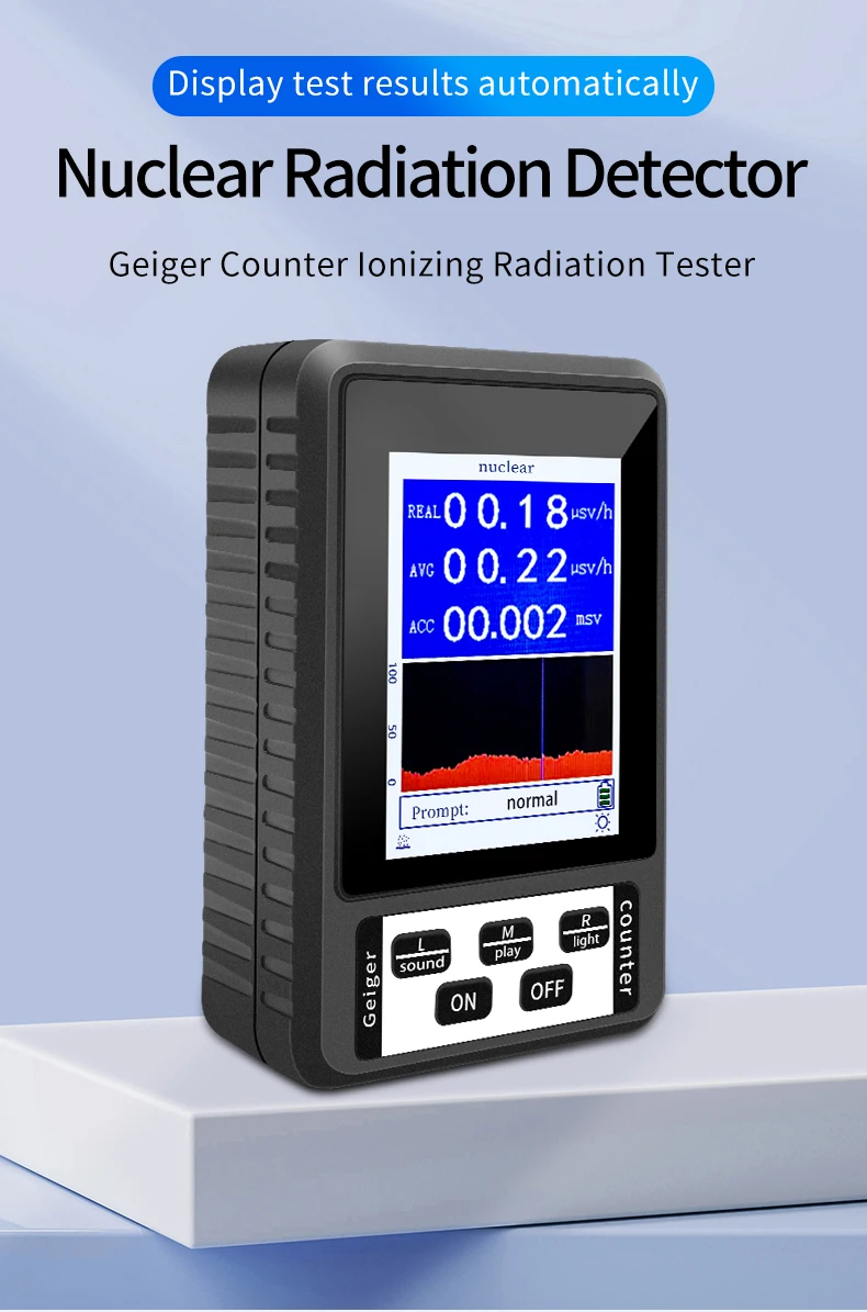XR-1 Tragbarer Geigerzähler Nuklearstrahlungsdetektor Persönliches Dosimeter Marmor-Tester Röntgenstrahlungsdosimeter – Detail 1