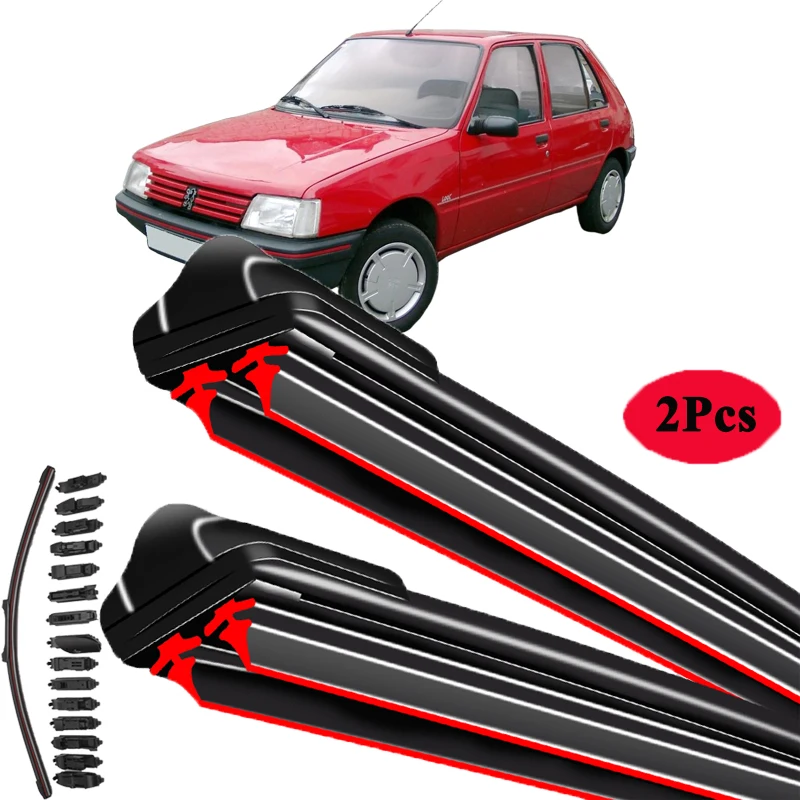 

For Peugeot 205 1983-1998 Car Windshield Wiper Blade Front Windscreen Brushes Washer Accessories Window Cleaning Replacement