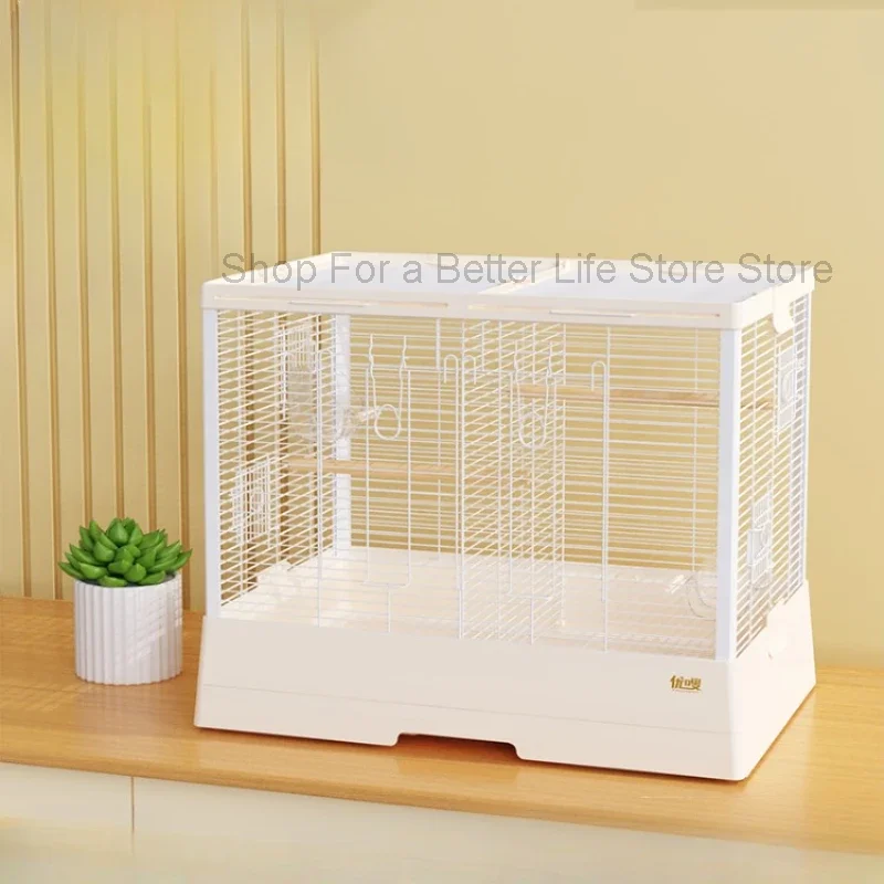 

Luxury Villa Breeding Bird Cage Rabbit House Carrier Pigeon Bird Cage Hamster Cockatiel Jaula Decorativa Pet Products RR50BC