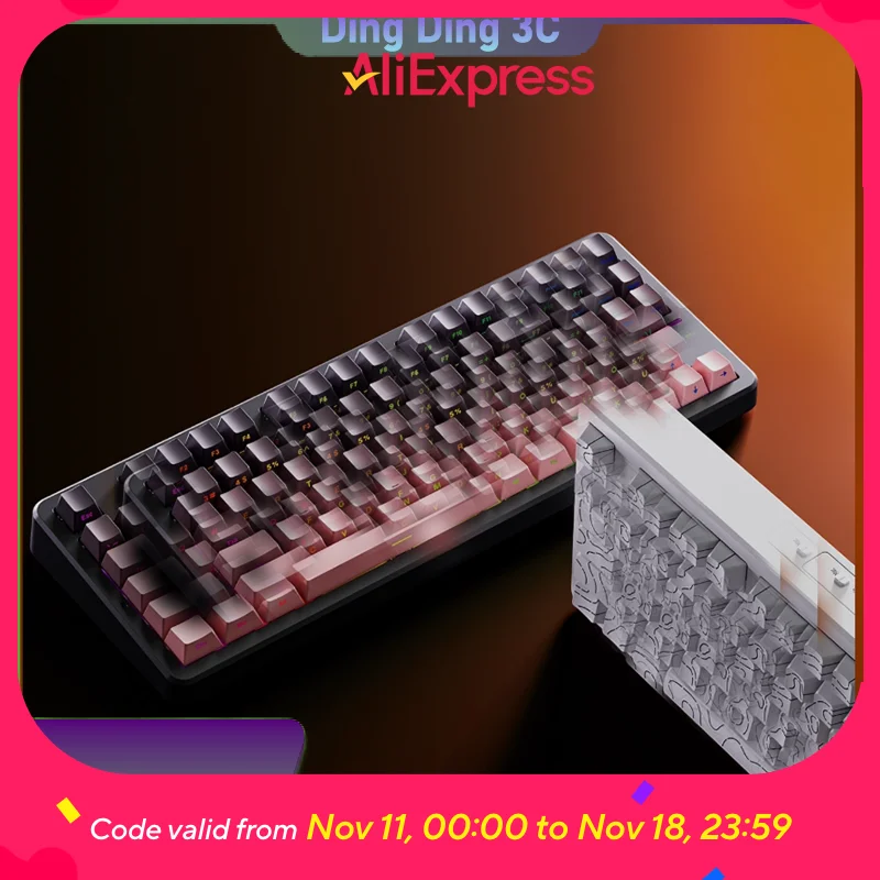 

Новая механическая клавиатура EWEADN X87S по индивидуальному заказу, беспроводная связь Bluetooth, экзамен на третьих условиях, настольный офис, киберспортивная игра