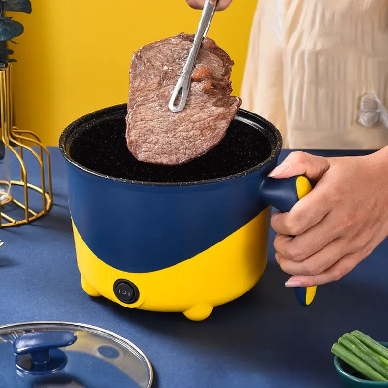 Mini Electric Cooking Machine Hot Pot Non-stick Pan Rice Cooker EU