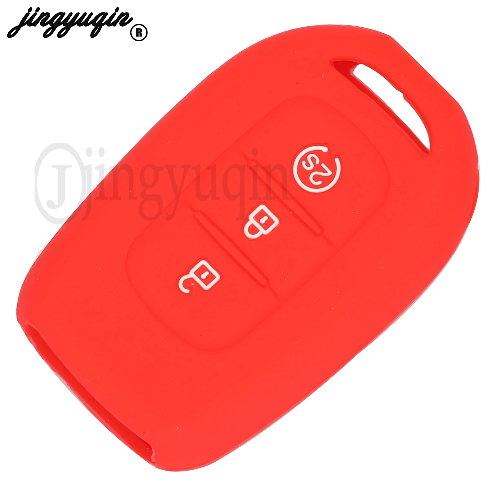 jingyuqin Silicone Car Key FOB Case for Renault Duster dacia Scenic Master Megane Logan Clio Captur Keyless Rubber Cover Protect